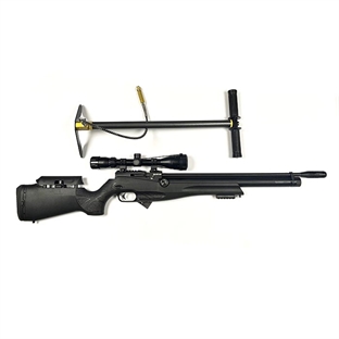 Reximix PCP Luftgevær Daystar 4,5 m/4--12x 40 optik og pumpe
