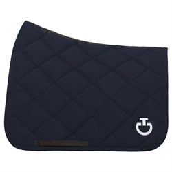 Cavalleria Toscana "Quilted Rhombi" sadelunderlag - navy