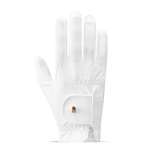 ROECKL ridehandsker "Roeck Grip" - hvid