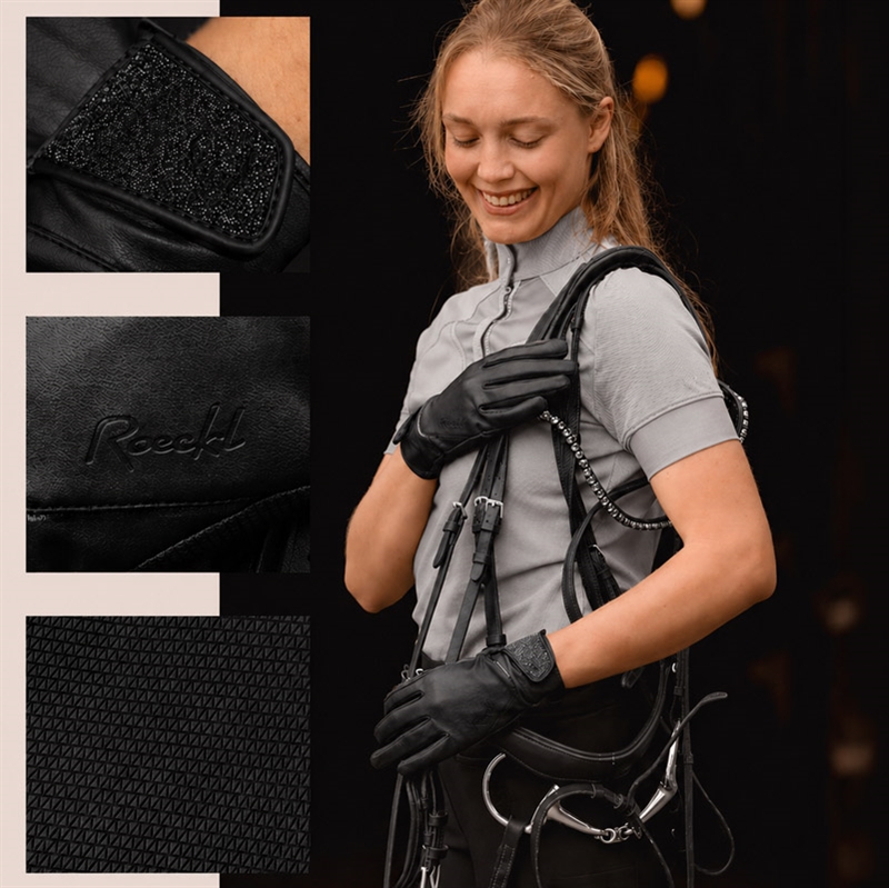 ROECKL ridehandsker "Lusita" - sort