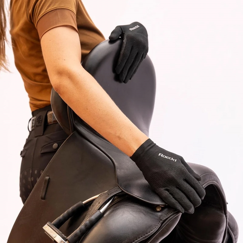 ROECKL ridehandsker "Mechelen" - sort