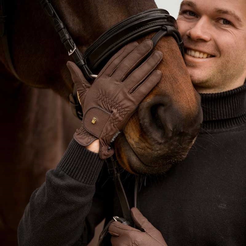 ROECKL ridehandsker "Roeck Grip" - mocha