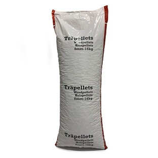 Red Woodpellets 8mm. træpiller, 8 paller 896kg. leveret 