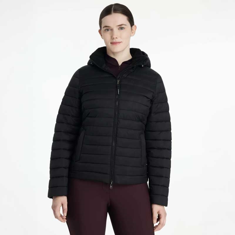 LeMieux jakke "Rose Hooded Puffer" - sort