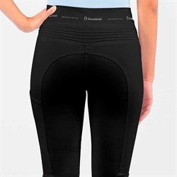 Bagfra Samshield ridetights i sort i Alpha modellen