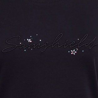 Samshield t-shirt "Axelle Flower" - sort