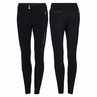 Samshield ridebukser "Diane" - sort m. fuldgrip