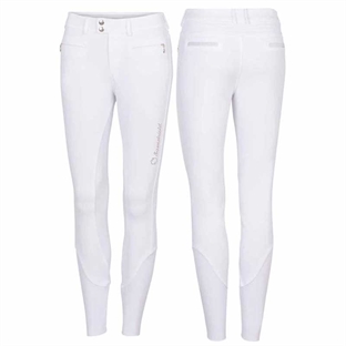 Samshield ridebukser "Diane" - hvid m. fuldgrip