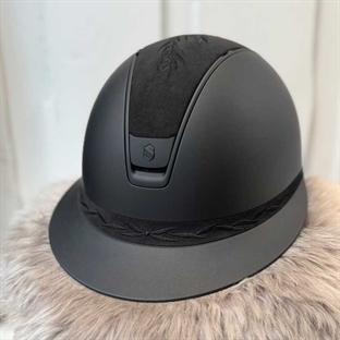 Samshield Miss Shield Shadowmatt 2.0 - sort/matt black m. Flower Embroidery