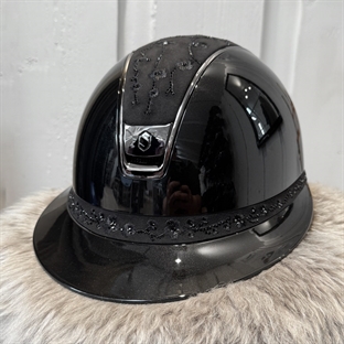 Samshield Miss Shield Glossy 2.0 - sort/Black Chrome m. Cherry Blossom