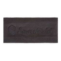Samshield strikket pandebånd med logo og Swarovski krystaller