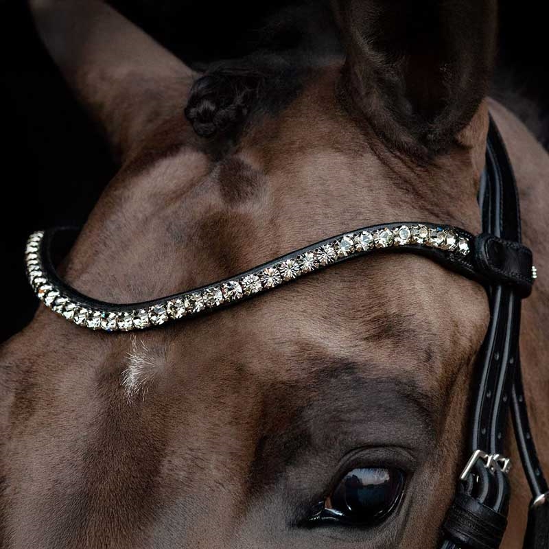 Schockemöhle trense "Siena" - sort m. lak