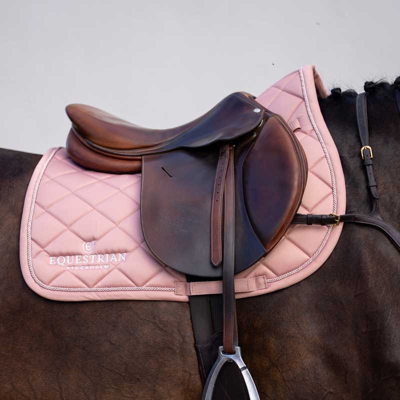 Equestrian Stockholm underlag "Line" - pink 