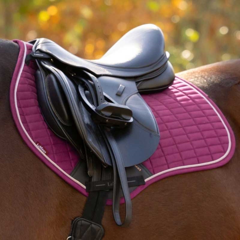 LeMieux Jumping Suede underlag - Blackberry