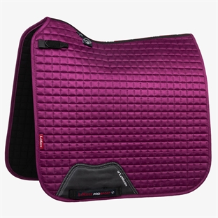 LeMieux Dressage Suede underlag - plum