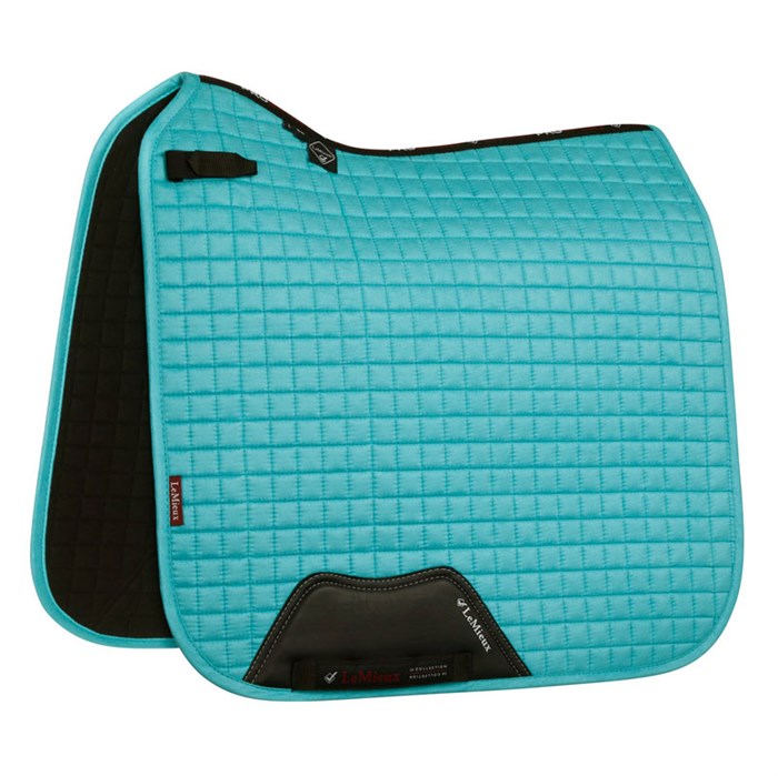 LeMieux Dressage Suede underlag - azure