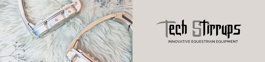Tech Stirrups Banner - StigbÃ¸jler, SikkerhedsbÃ¸jler