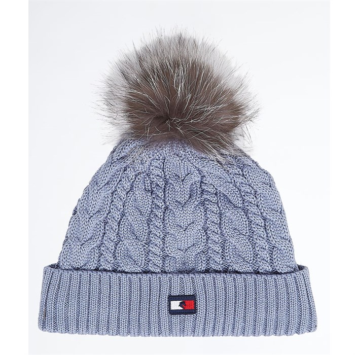 Tommy Hilfiger hue "Women Beanie" - moonstone lyseblå