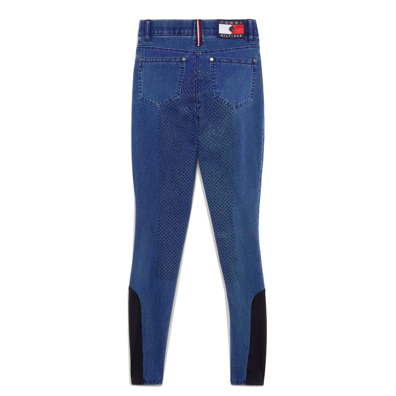 Fullgrip Denim ridebukser fra Tommy Hilfiger