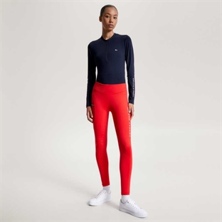 Røde ridetights fra Tommy Hilfiger