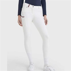 Se de lækre Tommy Hilfiger Ridebukser "Fullgrip Performance" - Optic White på rytter