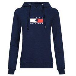 Tommy Hilfiger hættetrøje navy med logo