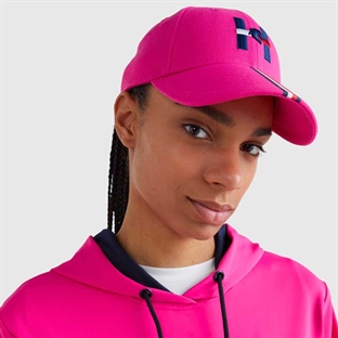 Tommy Hilfiger kasket pink på rytter