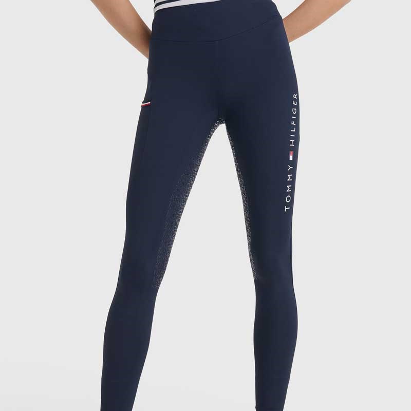 | ✓ Tommy Desert HER KØB Leggings Hilfiger Sky Fullgrip