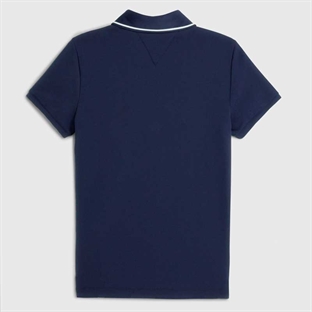 Tommy Hilfiger polo ridebluse navy bagfra