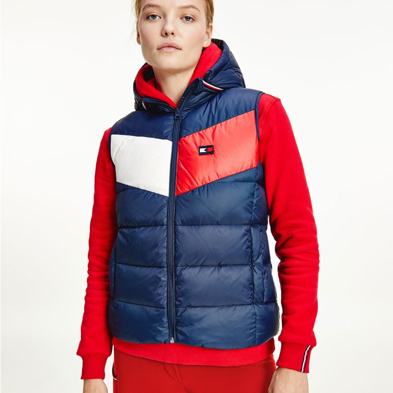 Hilfiger Re-Down Vest - - Køb her