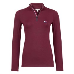 Tommy Hilfiger Thermobluse deep burgydy bordeaux