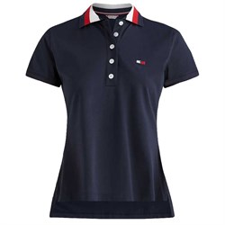 Flot polo fra Tommy Hilfiger i "Ribbon Tipped" i navy