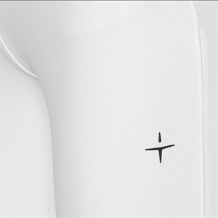 Trolle Projects ridebukser "New Star Cut High Waist Breeches Full Grip" - hvid