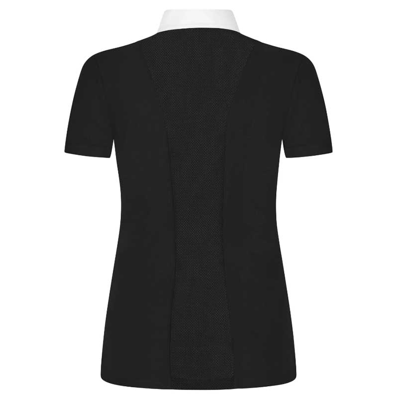 Trolle stævnebluse "Center Line Mesh Competition Polo" - sort