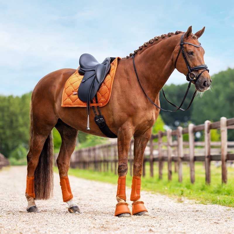 Equestrian Stockholm underlag "Velvet" - Chestnut