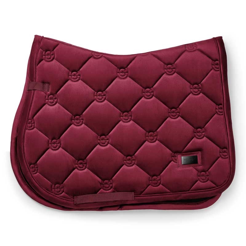 Equestrian Stockholm underlag "Velvet" - Merlot