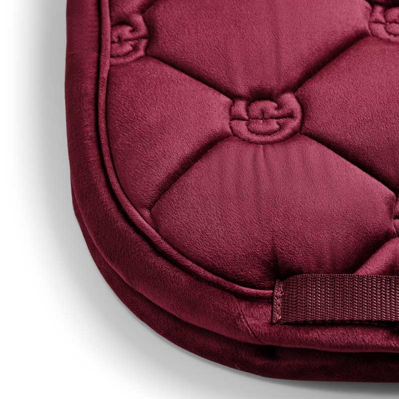 Equestrian Stockholm underlag "Velvet" - Merlot