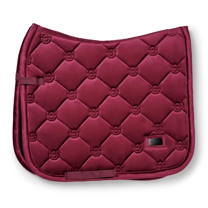 Equestrian Stockholm underlag "Velvet" - Merlot