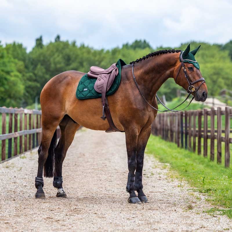 Equestrian Stockholm underlag "Velvet" - Sycamore green