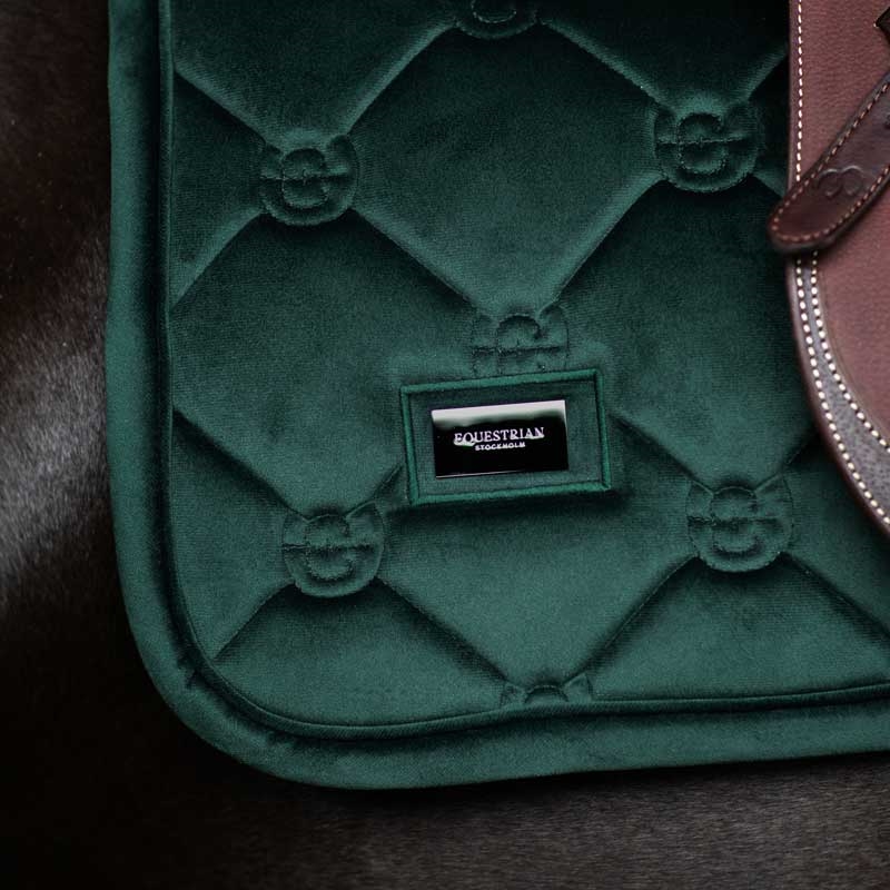 Equestrian Stockholm underlag "Velvet" - Sycamore green