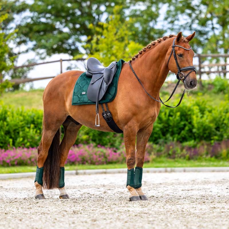 Equestrian Stockholm underlag "Velvet" - Sycamore green