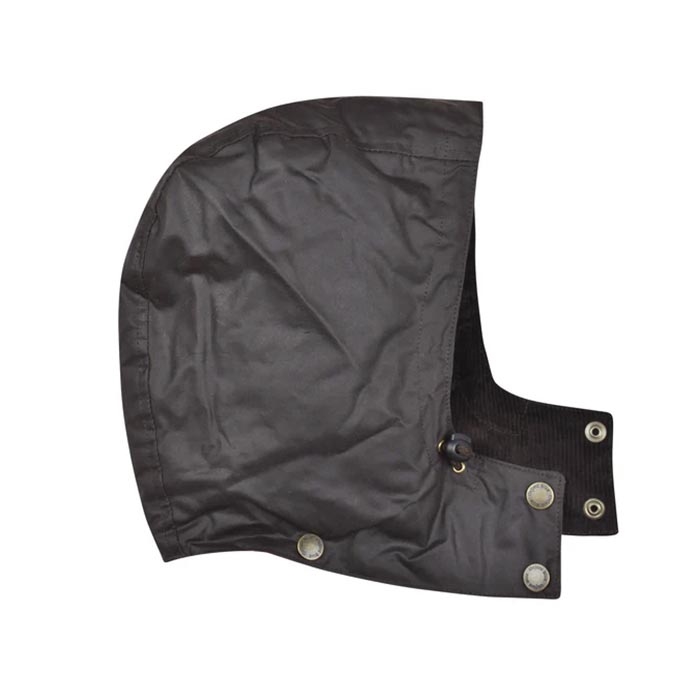 Oxford Blue Olivia Oilskinjakke hætte