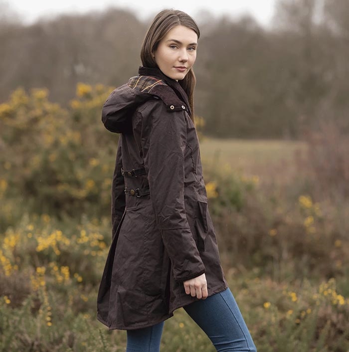 Oxford Blue Olivia Oilskinjakke stemning