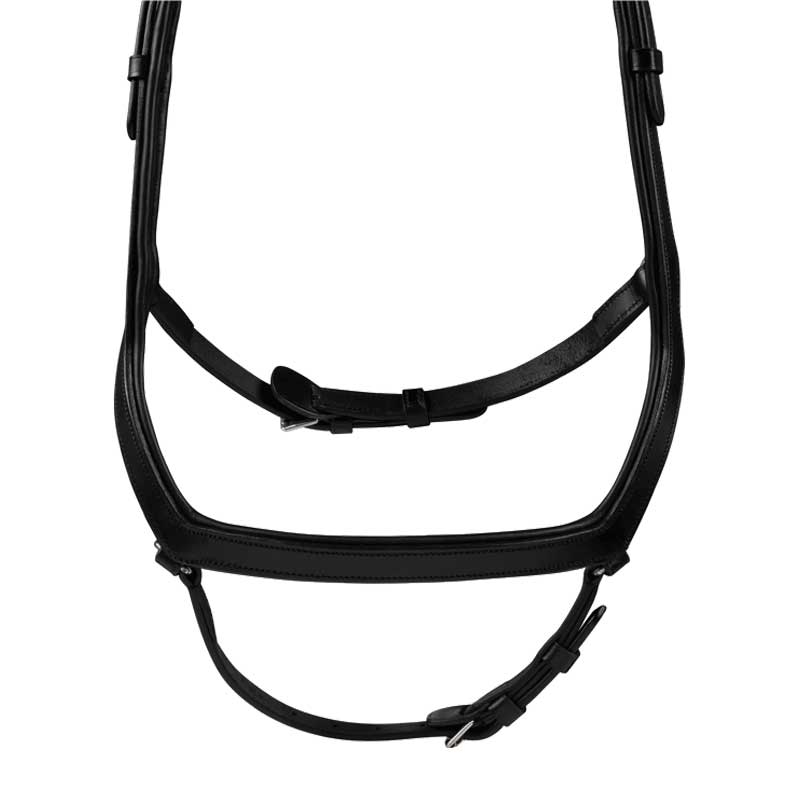 Waldhausen trense \'\'Relaxation X-Line\'\' - sort næsebånd