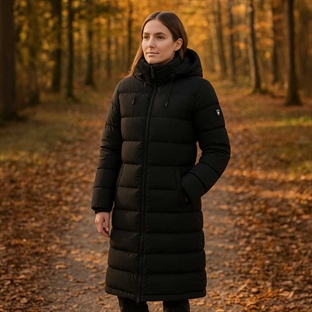 Wellensteyn jakke "Cordoba Long" - sort