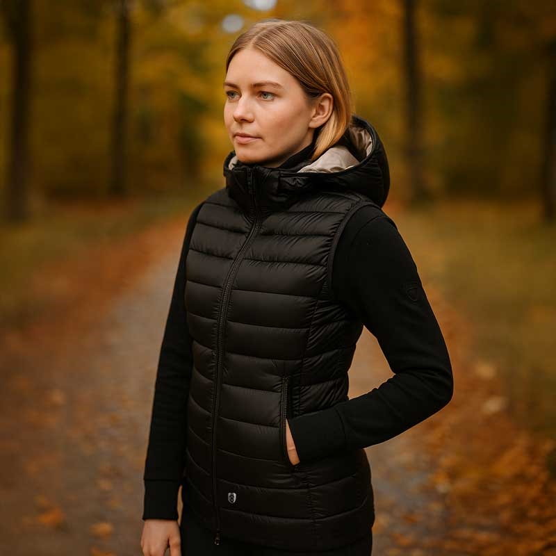 Wellensteyn vest "Italy Hood" - sort