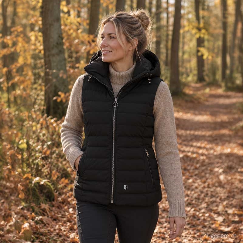 Wellensteyn vest "Italy Hood" - sort AI