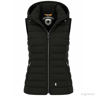Wellensteyn vest "Italy Hood" - sort AI