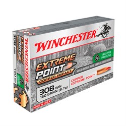 Winchester Extreme point copper 308 win, 9,7 g