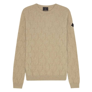 Trolle Projects sweater "Faded T Wool Cashmere" - sand